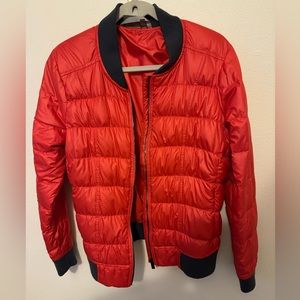 Athleta goose down Dobby Bomber Jacket